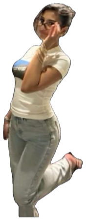 Elle, en sticker